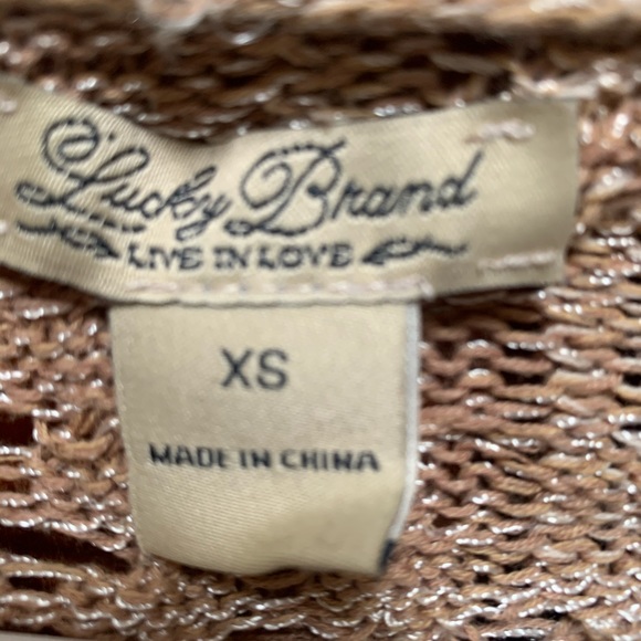 Lucky Brand summer cartigen XS - Picture 2 of 4